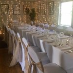 Malt Store wedding with two long tables